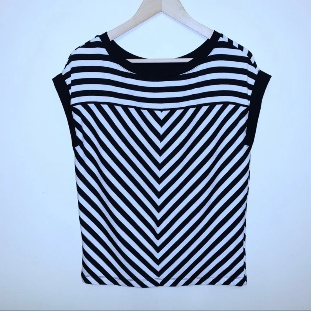 EUC GAP Chevron Striped Sleeveless Sweater Top